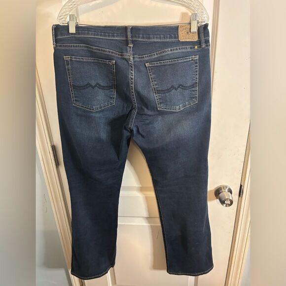 Lucky Brand VINTAGE Dark Blue Straight Leg Jeans size 31 EUC - Picture 4 of 5